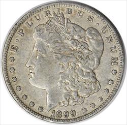 1899-o VAM 6 Morgan Silver Dollar Micro o EF Uncertified #245