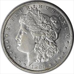 1899-S Morgan Silver Dollar AU58 Uncertified #1100
