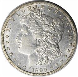 1899-S Morgan Silver Dollar AU58 Uncertified #134