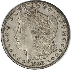 1903-S Morgan Silver Dollar EF Uncertified #904