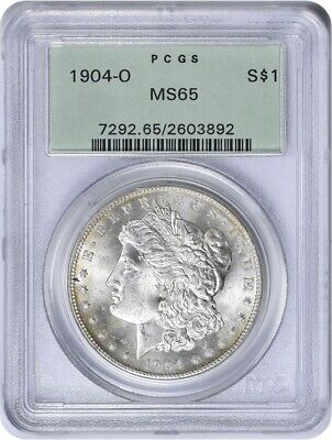 1904-O Morgan Silver Dollar MS65 PCGS
