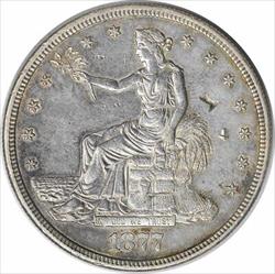 1877-S Trade Silver Dollar EF Uncertified #1152