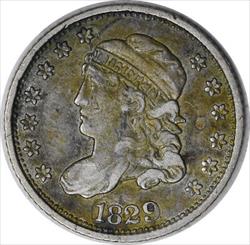 1829 Bust Silver Half Dime Choice EF Uncertified #105