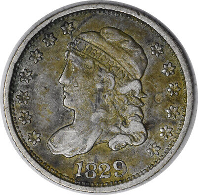 1829 Bust Silver Half Dime Choice EF Uncertified #105