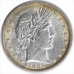 1895 Barber Silver Half Dollar MS63 Uncertified #206