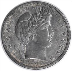 1896-S Barber Silver Half Dollar EF Uncertified #948