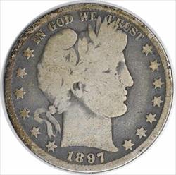 1897-O Barber Silver Half Dollar G Uncertified #336