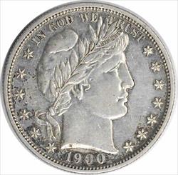 1900 Barber Silver Half Dollar AU Uncertified #1129