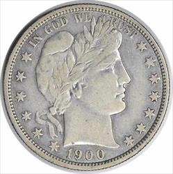 1900-O Barber Silver Half Dollar EF Uncertified #1138