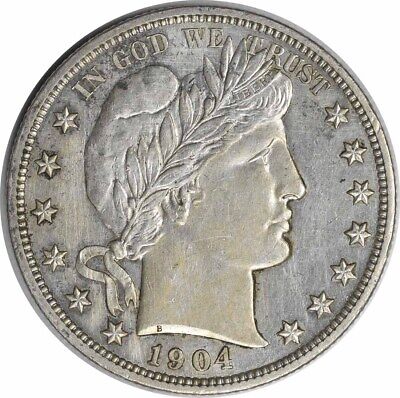 1904-O Barber Silver Half Dollar MS60 Uncertified #214