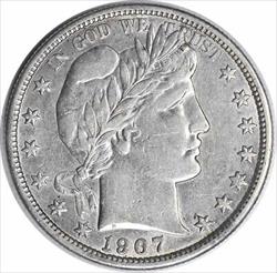 1907-D Barber Silver Half Dollar AU Uncertified #322