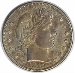 1915 Barber Silver Half Dollar AU58 Uncertified #920