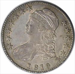 1819/8 Bust Half Dollar Large 9 Choice AU Uncertified #1123