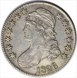 1826 Bust Half Dollar Choice AU Uncertified #1029