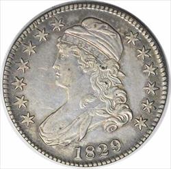 1829 Bust Half Dollar AU Uncertified #1116
