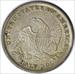 1838 Bust Silver Half Dollar Reeded Edge AU58 Uncertified #230