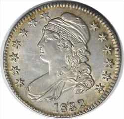 1832 Bust Half Dollar Small Letters AU Uncertified #209