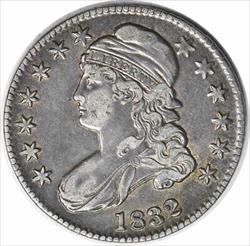 1832 Bust Half Dollar Small Letters Choice EF Uncertified #219