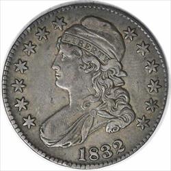 1832 Bust Half Dollar Small Letters Choice EF Uncertified #221