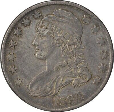 1834 Bust Half Dollar Large Date Small Letters EF Uncertified #308