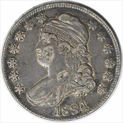 1834 Bust Half Dollar Large Date Small Letters EF Uncertified #311