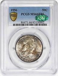 1956 Franklin Silver Half Dollar MS66FBL PCGS (CAC)