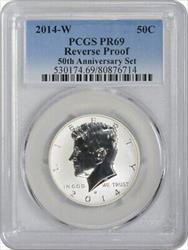 2014-W Silver Kennedy Half Dollar Reverse PR69 PCGS