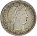 1904-O Barber Silver Quarter VF Uncertified #1214