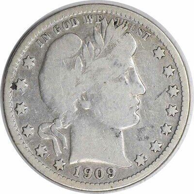 1909-O Barber Silver Quarter F Uncertified #315