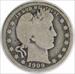 1909-O Barber Silver Quarter VG Uncertified #303