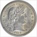 1911-D Barber Silver Quarter MS63 Uncertified #1256