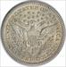 1911-D Barber Silver Quarter MS63 Uncertified #1256
