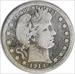 1914-S Barber Silver Quarter VG Uncertified #1107