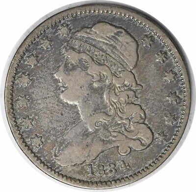 1834 Bust Quarter VF Uncertified #1117