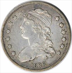 1836 Bust Quarter Choice EF Uncertified #1153