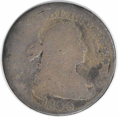 1806 Bust Silver Quarter AG Uncertified #256