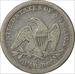 1847-O Liberty Seated Quarter VF Uncertified #142