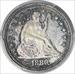 1880 Liberty Seated Silver Quarter MS64 PCGS