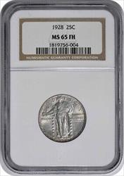 1928 Standing Liberty Silver Quarter MS65FH NGC