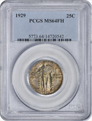 1929 Standing Liberty Silver Quarter MS64FH PCGS
