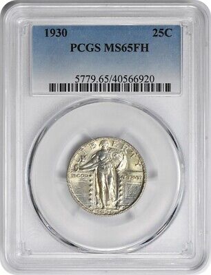 1930 Standing Liberty Silver Quarter MS65FH PCGS