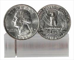 1992-D BU Washington Quarter 40-Coin Roll