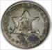 1853 Three Cent Silver AU Uncertified #117