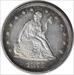 1875 Twenty Cent Silver Piece Choice AU Uncertified #149