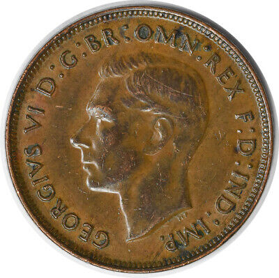 1946 Australia 1 Penny KM36 EF Uncertified #301