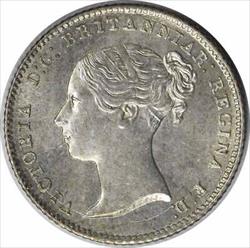 1848/6 Great Britain 4 Pence KM731.1 Choice BU Uncertified #907