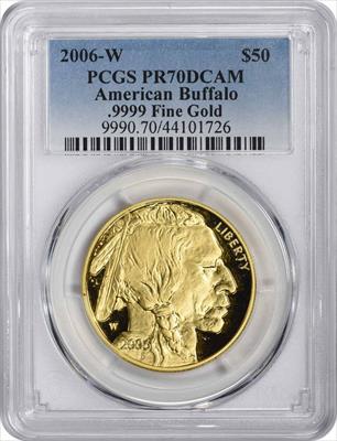 2006-W $50 American Gold Buffalo PR70DCAM PCGS