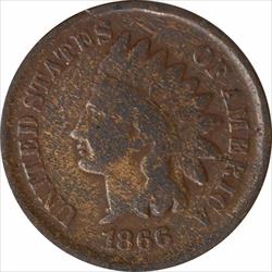 1866 Indian Cent G+ Uncertified