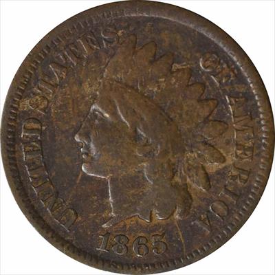 1865 Indian Cent F Uncertified