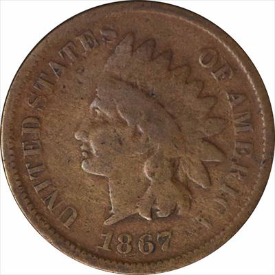 1867 Indian Cent G Uncertified